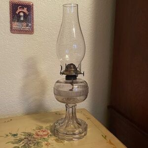 Vintage Hurricane Oil Lamp